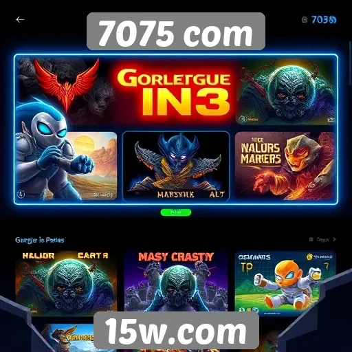Evolução dos jogos oferecidos na plataforma 7075 com