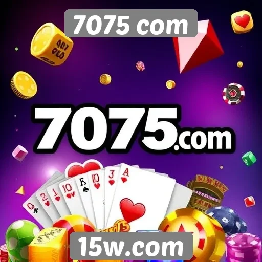A variedade de jogos disponíveis no site 7075 com